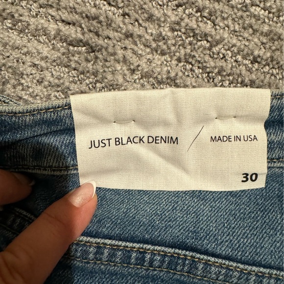Ladies Just Black Denim Jeans - Picture 3 of 7